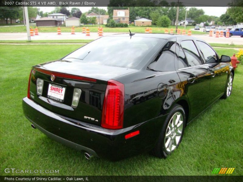 Black Raven / Ebony 2007 Cadillac STS 4 V8 AWD