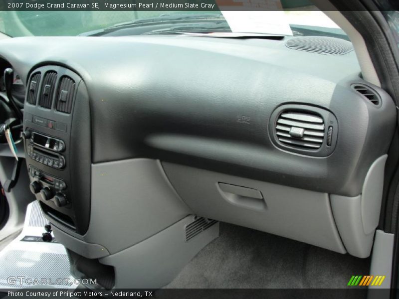Magnesium Pearl / Medium Slate Gray 2007 Dodge Grand Caravan SE