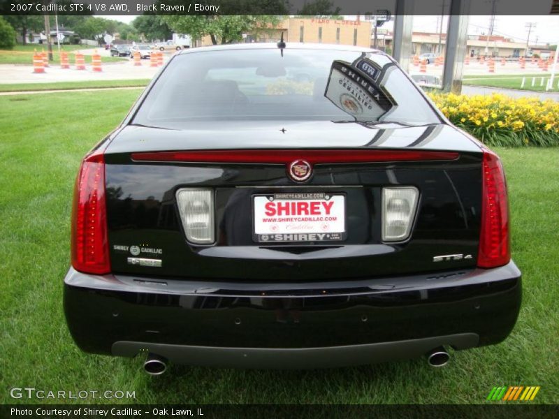 Black Raven / Ebony 2007 Cadillac STS 4 V8 AWD