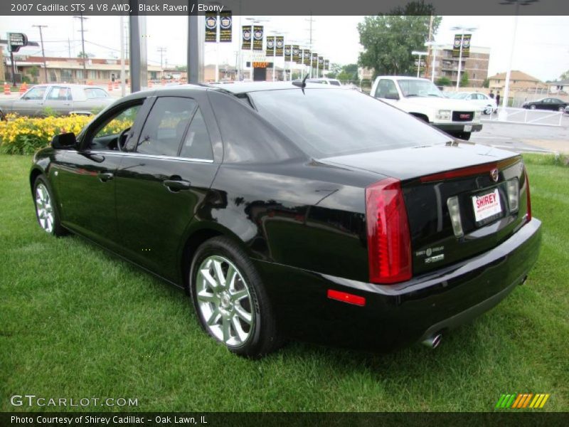 Black Raven / Ebony 2007 Cadillac STS 4 V8 AWD