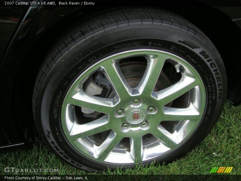 Black Raven / Ebony 2007 Cadillac STS 4 V8 AWD