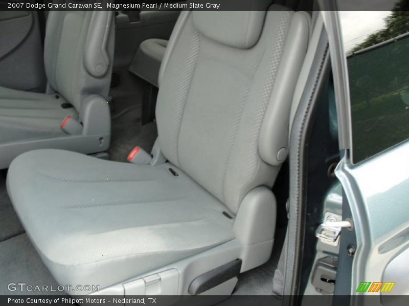 Magnesium Pearl / Medium Slate Gray 2007 Dodge Grand Caravan SE