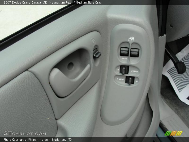 Magnesium Pearl / Medium Slate Gray 2007 Dodge Grand Caravan SE