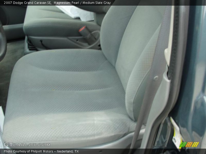 Magnesium Pearl / Medium Slate Gray 2007 Dodge Grand Caravan SE
