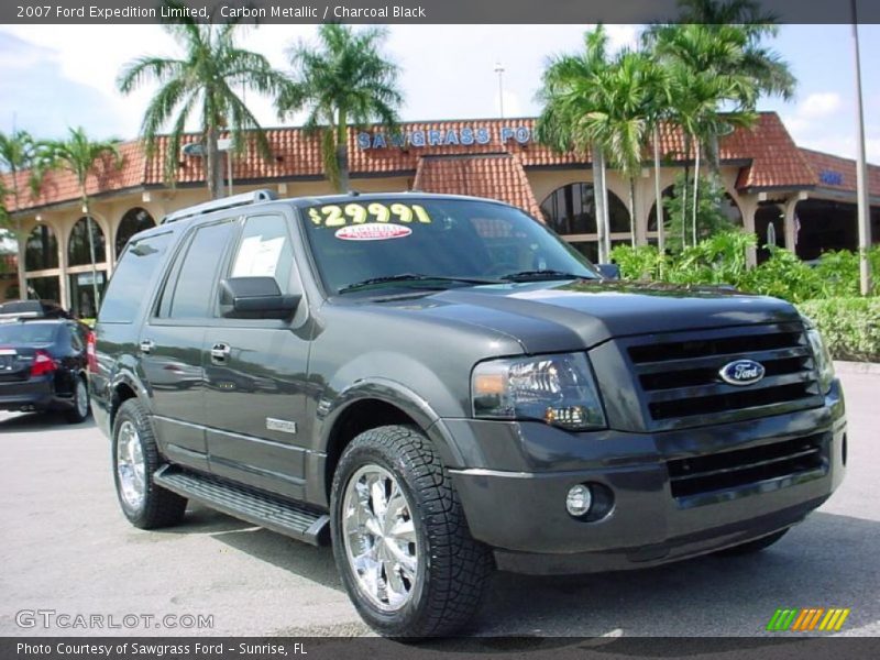 Carbon Metallic / Charcoal Black 2007 Ford Expedition Limited