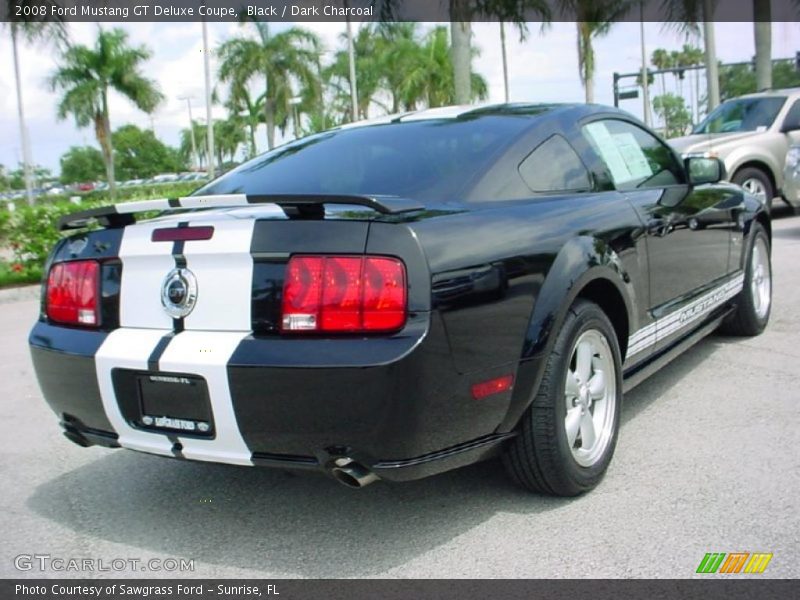 Black / Dark Charcoal 2008 Ford Mustang GT Deluxe Coupe