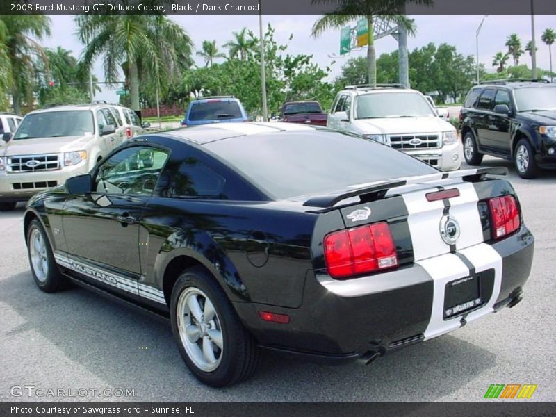 Black / Dark Charcoal 2008 Ford Mustang GT Deluxe Coupe