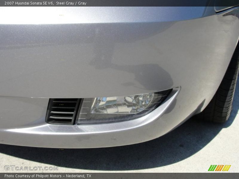 Steel Gray / Gray 2007 Hyundai Sonata SE V6