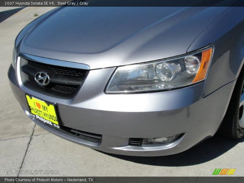 Steel Gray / Gray 2007 Hyundai Sonata SE V6