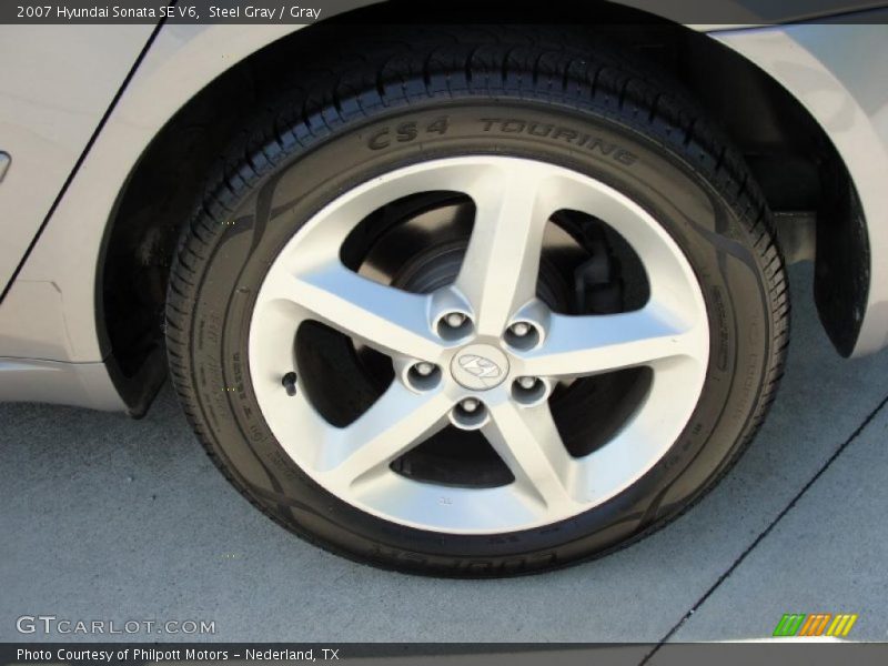 Steel Gray / Gray 2007 Hyundai Sonata SE V6