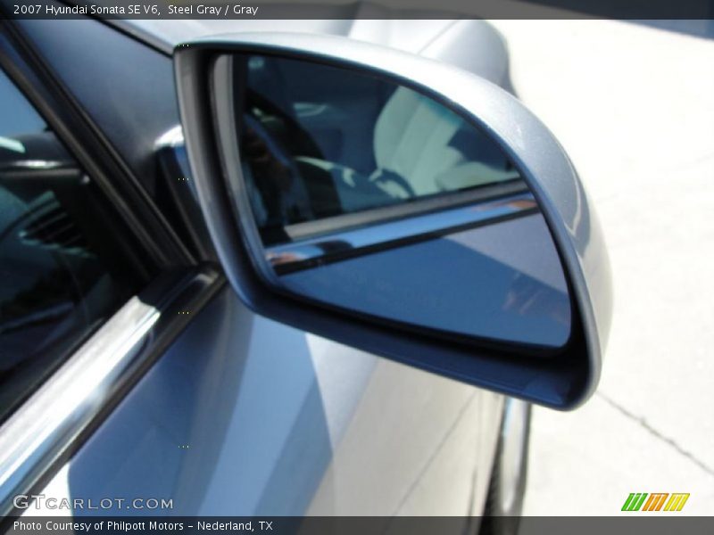 Steel Gray / Gray 2007 Hyundai Sonata SE V6