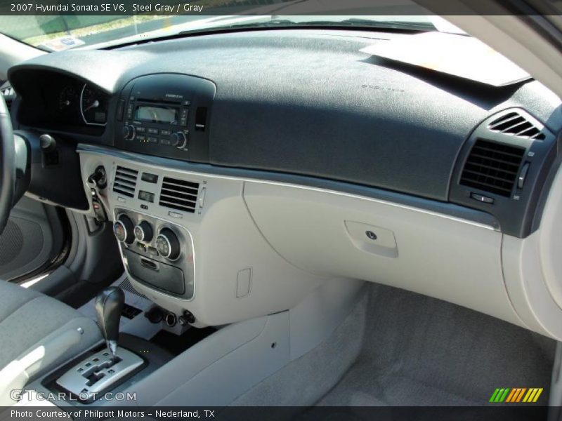 Steel Gray / Gray 2007 Hyundai Sonata SE V6