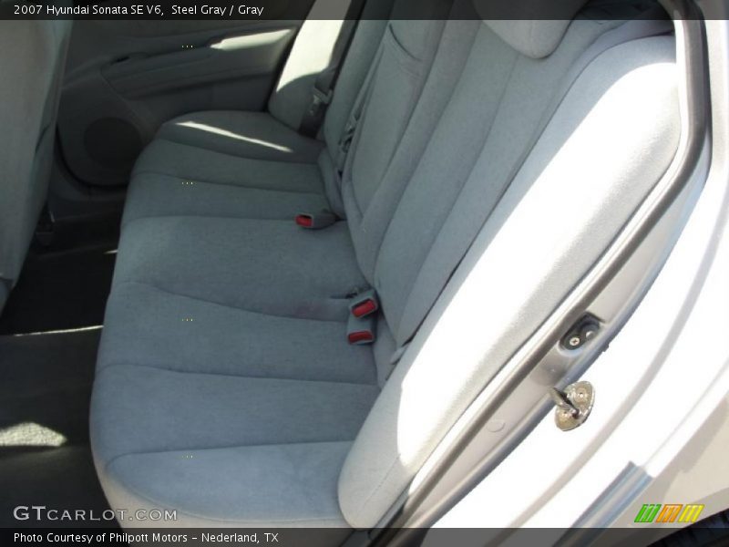 Steel Gray / Gray 2007 Hyundai Sonata SE V6