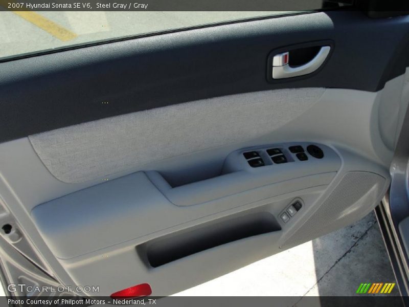 Steel Gray / Gray 2007 Hyundai Sonata SE V6