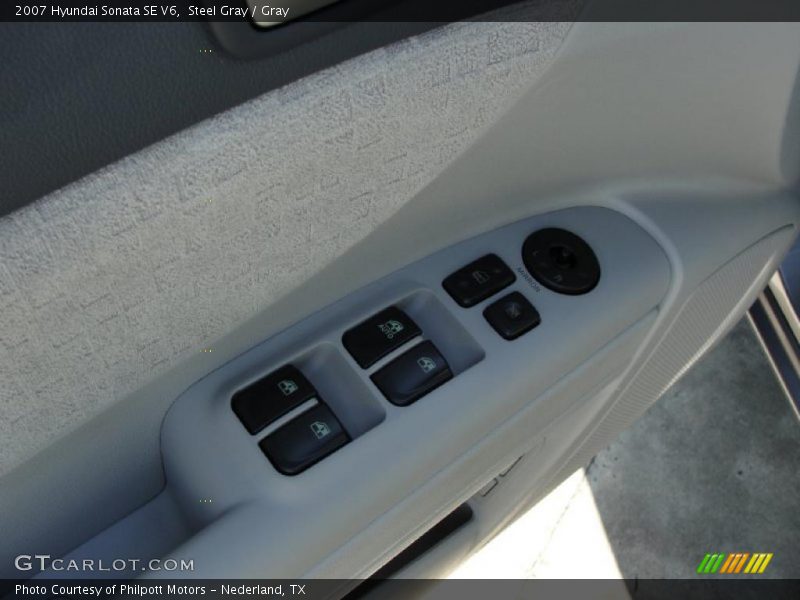 Steel Gray / Gray 2007 Hyundai Sonata SE V6
