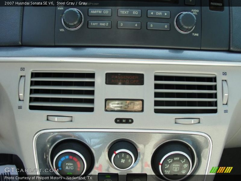 Steel Gray / Gray 2007 Hyundai Sonata SE V6