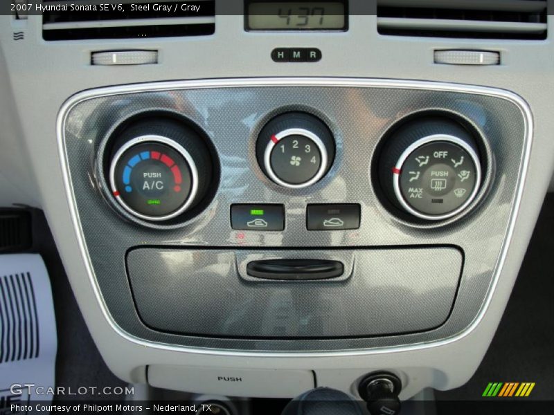 Steel Gray / Gray 2007 Hyundai Sonata SE V6