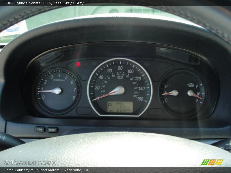Steel Gray / Gray 2007 Hyundai Sonata SE V6