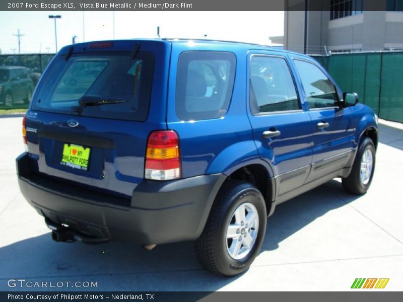 Vista Blue Metallic / Medium/Dark Flint 2007 Ford Escape XLS
