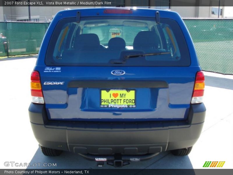 Vista Blue Metallic / Medium/Dark Flint 2007 Ford Escape XLS