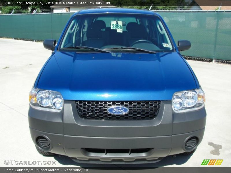 Vista Blue Metallic / Medium/Dark Flint 2007 Ford Escape XLS