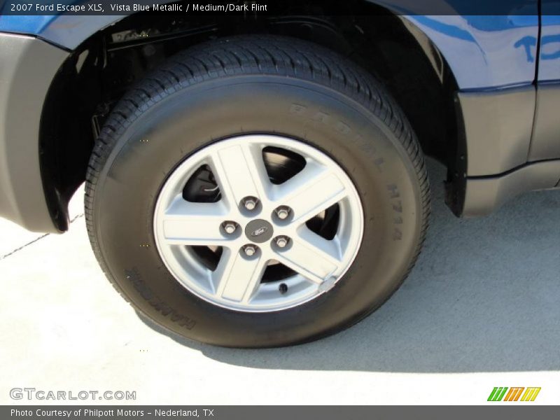 Vista Blue Metallic / Medium/Dark Flint 2007 Ford Escape XLS