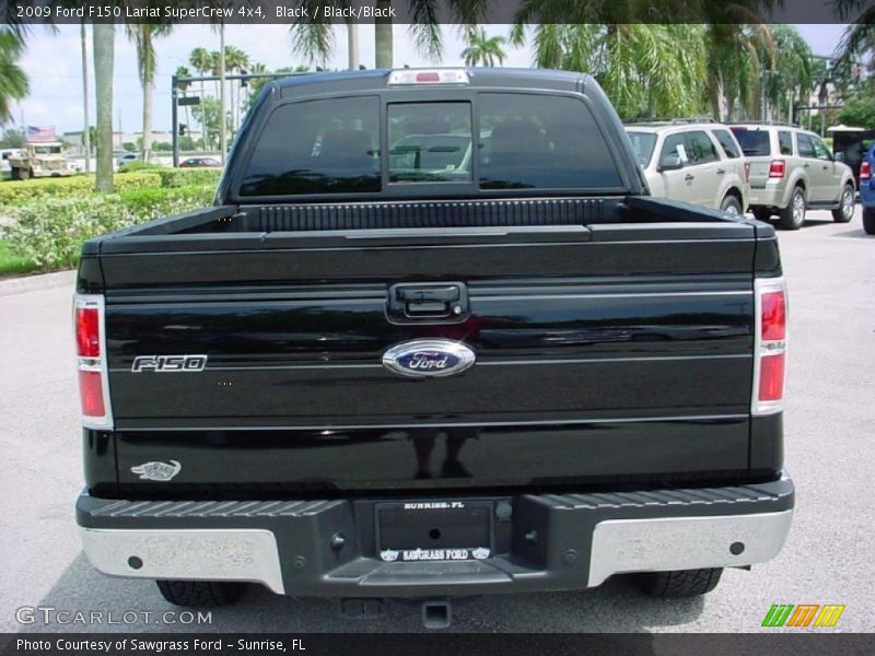 Black / Black/Black 2009 Ford F150 Lariat SuperCrew 4x4