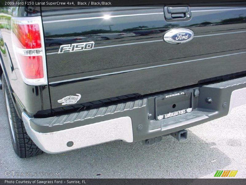 Black / Black/Black 2009 Ford F150 Lariat SuperCrew 4x4