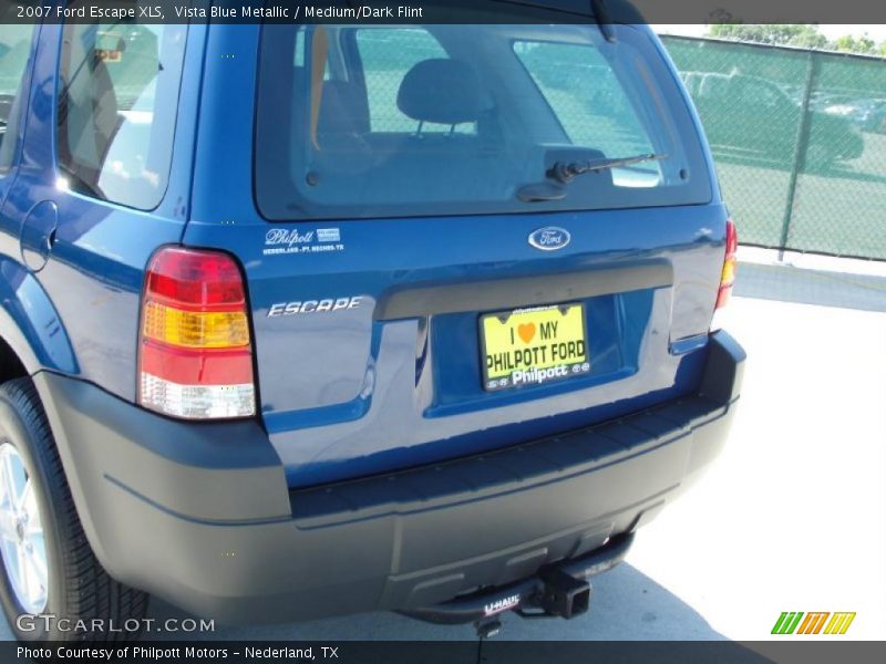 Vista Blue Metallic / Medium/Dark Flint 2007 Ford Escape XLS