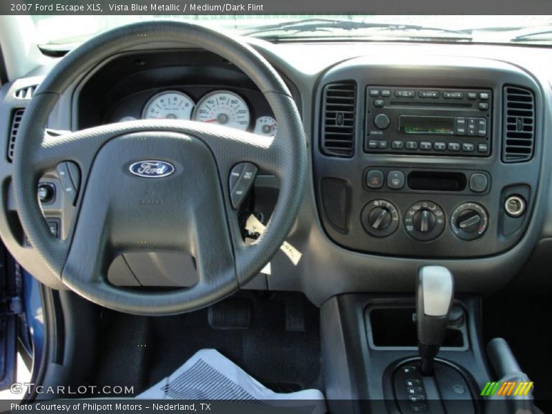 Vista Blue Metallic / Medium/Dark Flint 2007 Ford Escape XLS