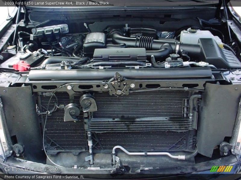 Black / Black/Black 2009 Ford F150 Lariat SuperCrew 4x4