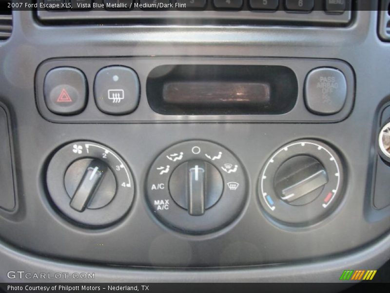 Vista Blue Metallic / Medium/Dark Flint 2007 Ford Escape XLS