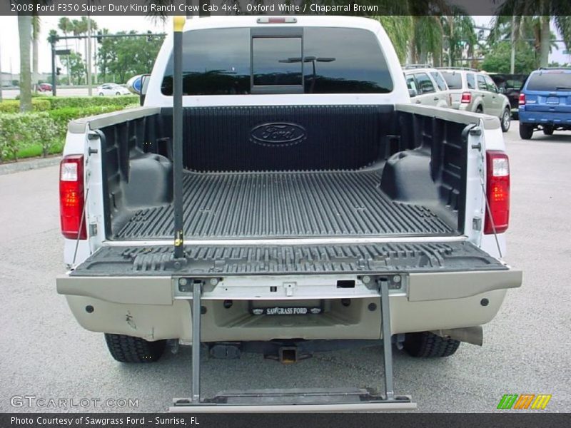 Oxford White / Chaparral Brown 2008 Ford F350 Super Duty King Ranch Crew Cab 4x4