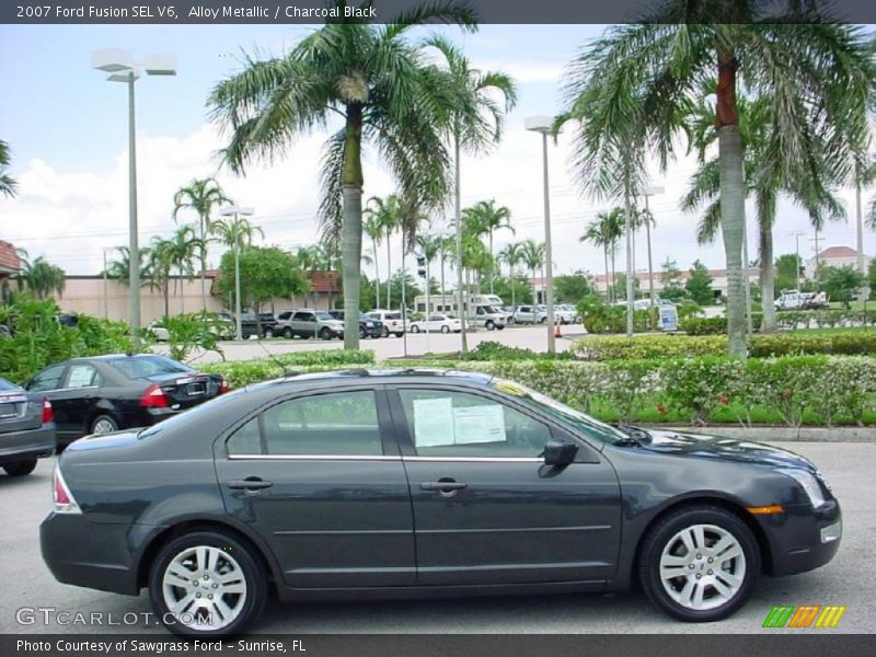 Alloy Metallic / Charcoal Black 2007 Ford Fusion SEL V6