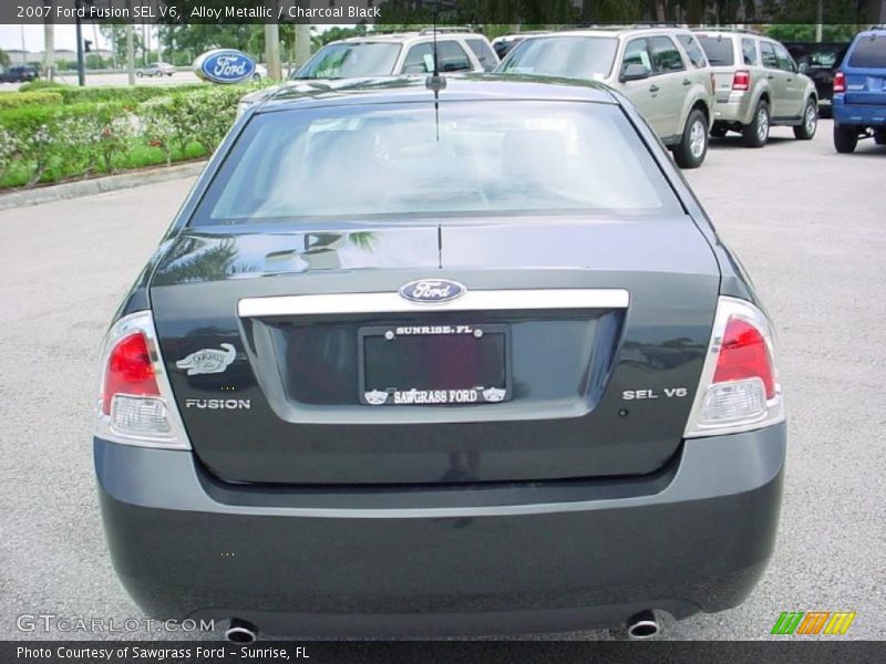 Alloy Metallic / Charcoal Black 2007 Ford Fusion SEL V6