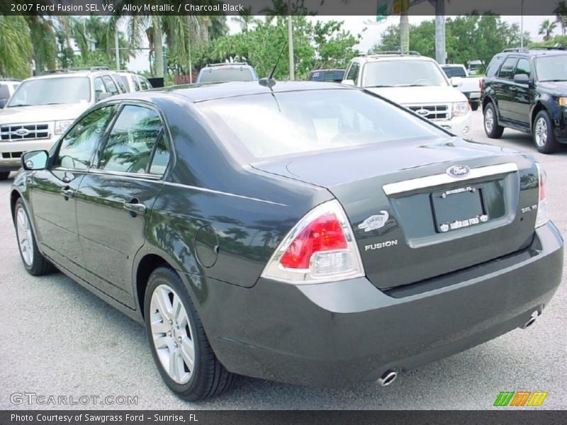 Alloy Metallic / Charcoal Black 2007 Ford Fusion SEL V6