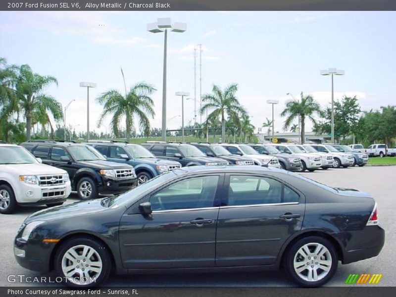 Alloy Metallic / Charcoal Black 2007 Ford Fusion SEL V6