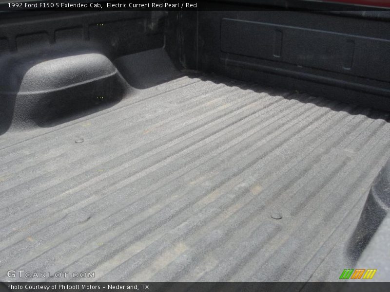 Electric Current Red Pearl / Red 1992 Ford F150 S Extended Cab