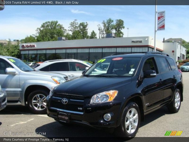 Black / Ash Gray 2009 Toyota RAV4 Limited V6 4WD