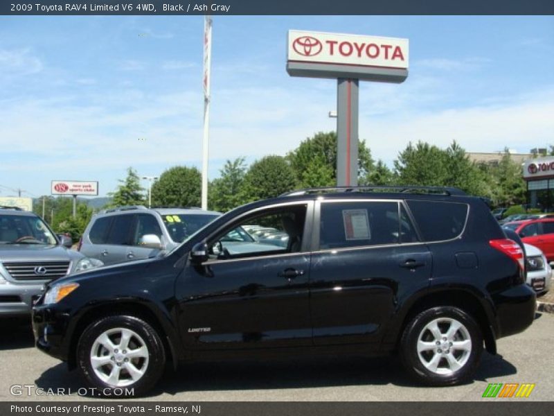 Black / Ash Gray 2009 Toyota RAV4 Limited V6 4WD