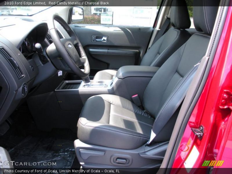 Red Candy Metallic / Charcoal Black 2010 Ford Edge Limited