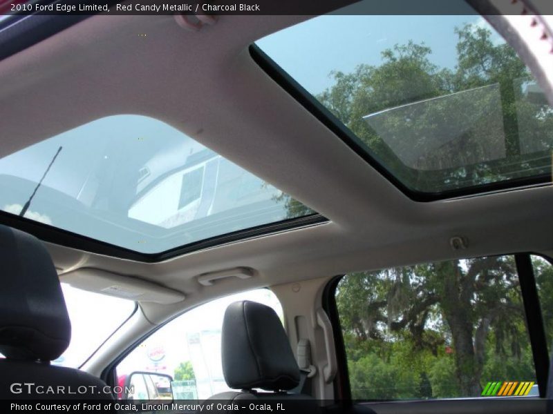 Red Candy Metallic / Charcoal Black 2010 Ford Edge Limited