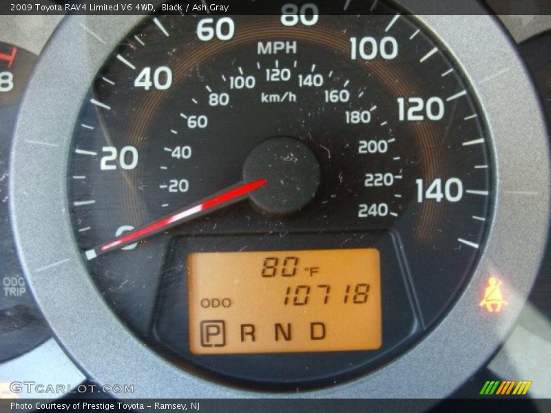 Black / Ash Gray 2009 Toyota RAV4 Limited V6 4WD