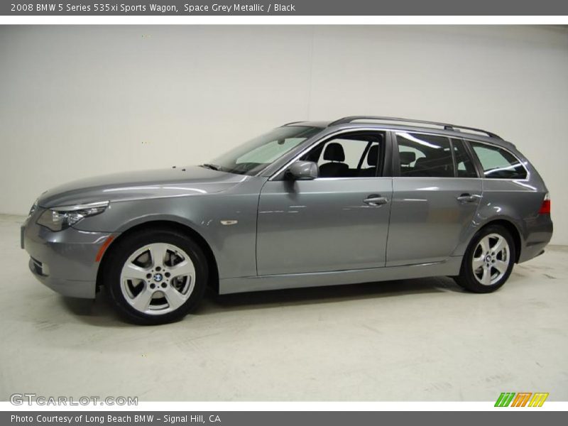 Space Grey Metallic / Black 2008 BMW 5 Series 535xi Sports Wagon