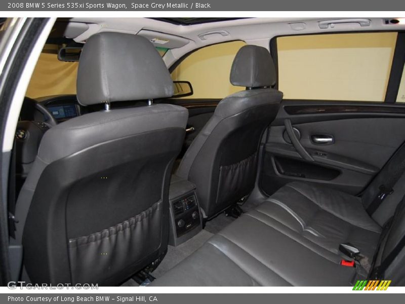 Space Grey Metallic / Black 2008 BMW 5 Series 535xi Sports Wagon