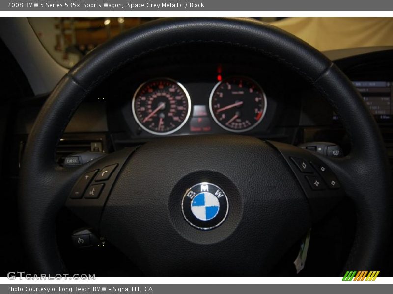 Space Grey Metallic / Black 2008 BMW 5 Series 535xi Sports Wagon