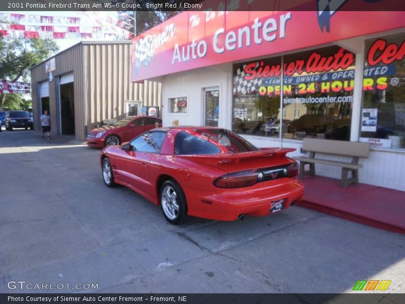 Bright Red / Ebony 2001 Pontiac Firebird Trans Am WS-6 Coupe