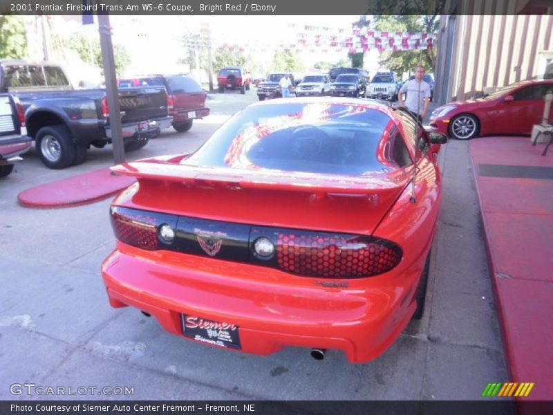 Bright Red / Ebony 2001 Pontiac Firebird Trans Am WS-6 Coupe
