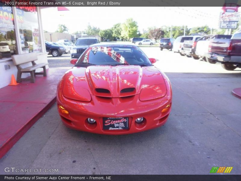 Bright Red / Ebony 2001 Pontiac Firebird Trans Am WS-6 Coupe