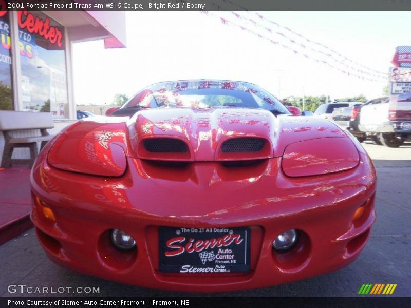 Bright Red / Ebony 2001 Pontiac Firebird Trans Am WS-6 Coupe